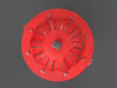 Fire Hydrant Low-poly 3D model Low-poly 3D model