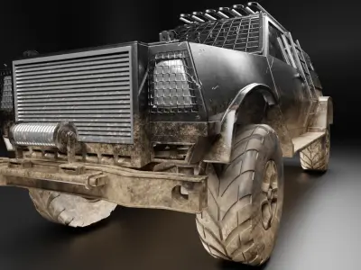 Off-road 4x4 car 3D model