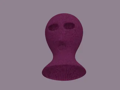 Ski Cycling Mask 3D model