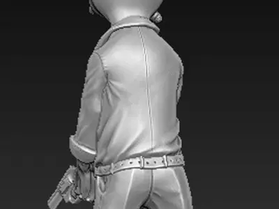 Character Duck 3D Model 3D print model