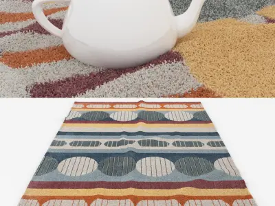 Rugs No 580 Low-poly 3D model