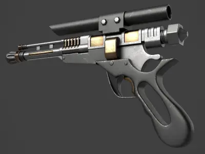Fantasy Gun 20 3D model