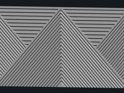 panel for CNC wood carving 3D model purchase