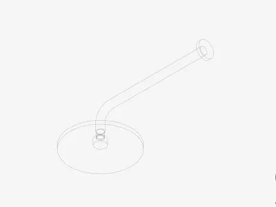 Shower - Head - Luxury - Vivid Low-poly 3D model