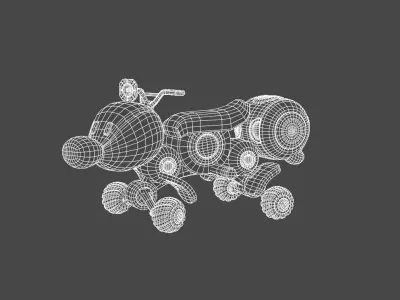 Wild Wiggler - Mario Kart 8 Deluxe 3D model Low-poly 3D model