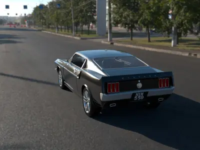 Ford Mustang 3DModel 3D model
