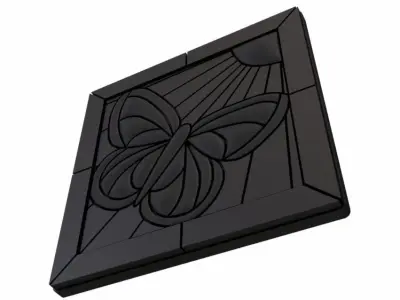 Butterfly Decor 3D print model