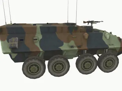 LAV-C2 Low-poly 3D model