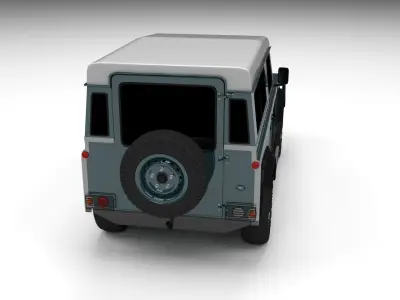Land Rover Defender 90 Station Wagon 3D model