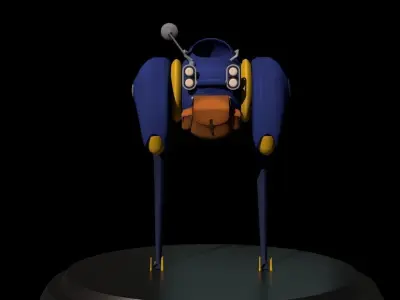 Racing Mech 3D model