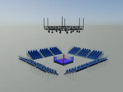 Boxing Area 3D model