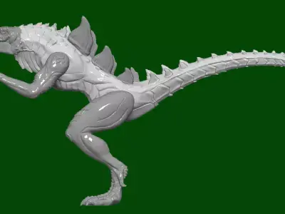 Godzilla Animated sires action figure 3D model