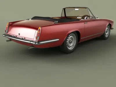 Gordon-Keeble GK1 convertible 3D model
