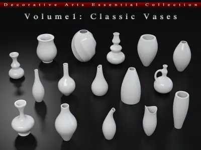Decorative Arts Essential Bundle 3D model
