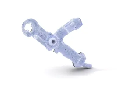 Futuristic Tool Model Pack with Blue LED Display Low-poly 3D model