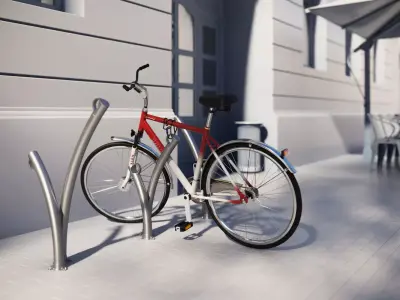 Bike rack 3D model
