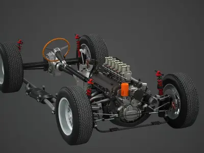 Ferrari 250 GTO - 4491GT - Complete 3D model