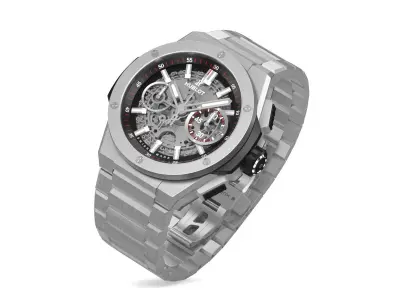 Hublot Big Bang Integranted 42mm Black Luxury Watch 3D model