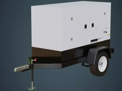 Generator 3A Low-poly 3D model