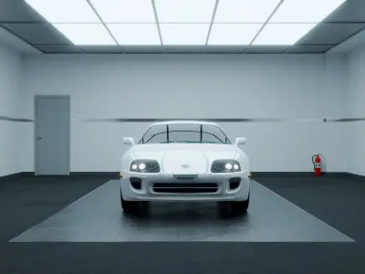 Toyota Supra 2000 3D model