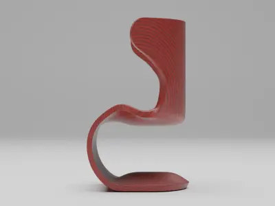 Woodys High Quality Chairs Colletion PBR 003 3D model