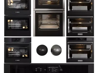 Bosch neff kitchenaid ovens 3D model
