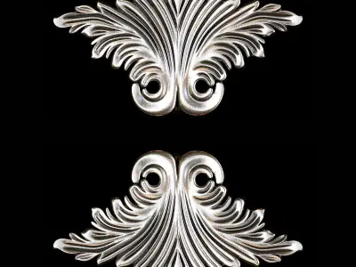 Classic carved 049 3D model