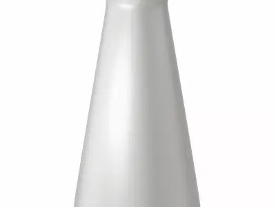 Modern White Vase 3D model