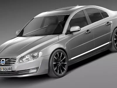 Volvo S80 2014 3D model