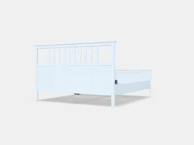 HEMNES Bed frame 15 Low-poly 3D model