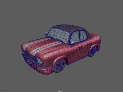 TOON Car 07 3D model