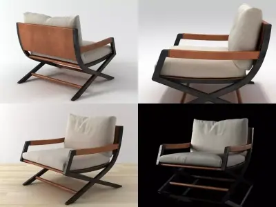 Emily armchair 3D model