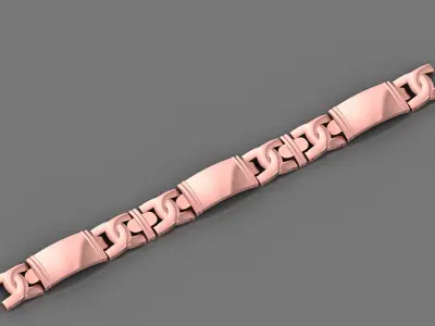 LUXURY ENGRAVABLE BRACELET 3D print model