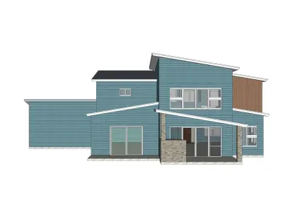 Contemporary House 06 -Archimple LLC 3D model