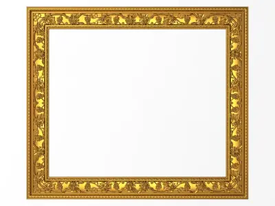 5 carved frames set 3D Model Pack 3