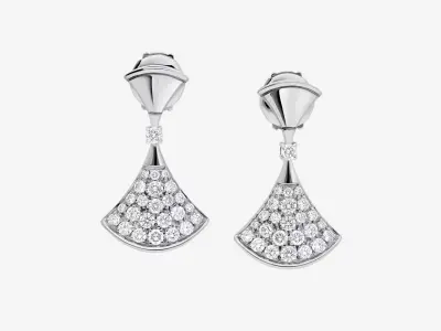 BOUCHERON - DIVAS DREAM - EARRINGS - DIAMONDS 3D print model