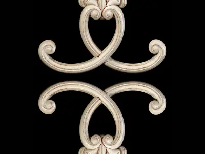 Classic carved 051 3D model