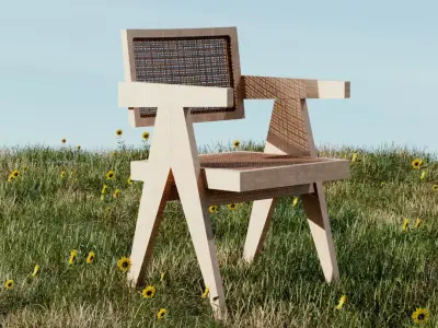 Chandigarh chair  3D model