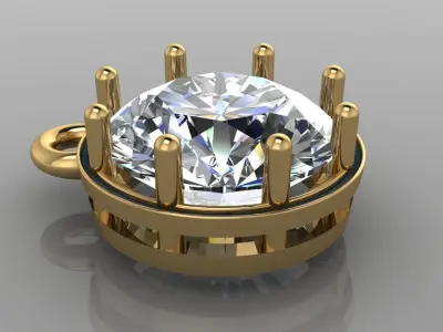 FASION  EARING 3D model purchase