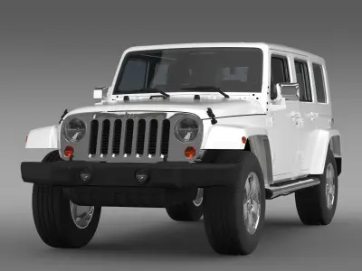 Jeep Wrangler Unlimited ENVI 3D model