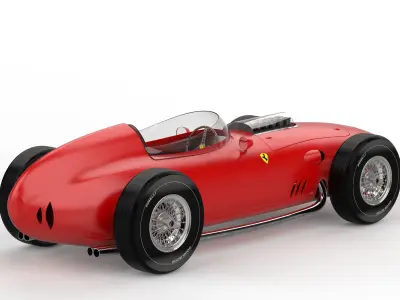 Ferrari 256 F1 1958 - V12 3D model
