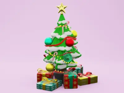 Christmas Tree 001 3D model