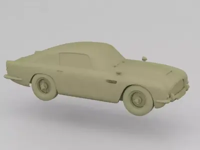 Aston Martin 3D print model