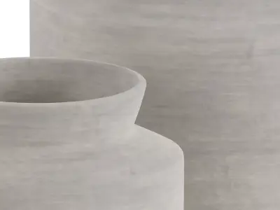 Simple ceramic vase 3D model