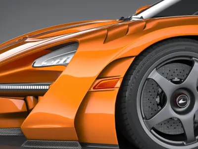 McLaren Senna LM 2021 3D model
