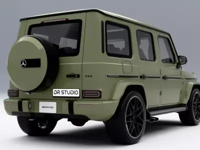 Mercedes-Benz G-Class AMG G 63 2020 Low-poly 3D model