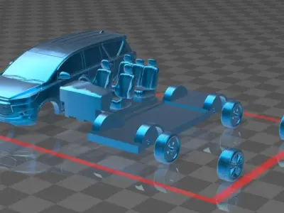 Toyota Innova Venturer 2018 3D print model