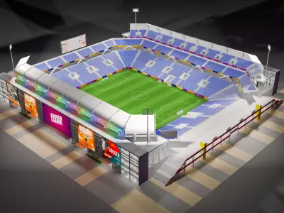 Soccer Stadium 3D model order