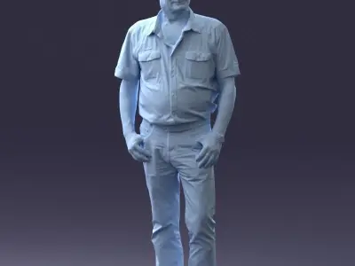 000025 Old man 0713 3dp 3D print model
