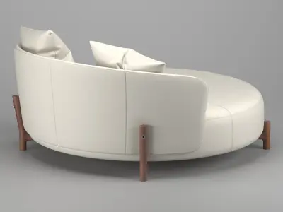 Amalia sofa by Natuzzi Italia 3D model